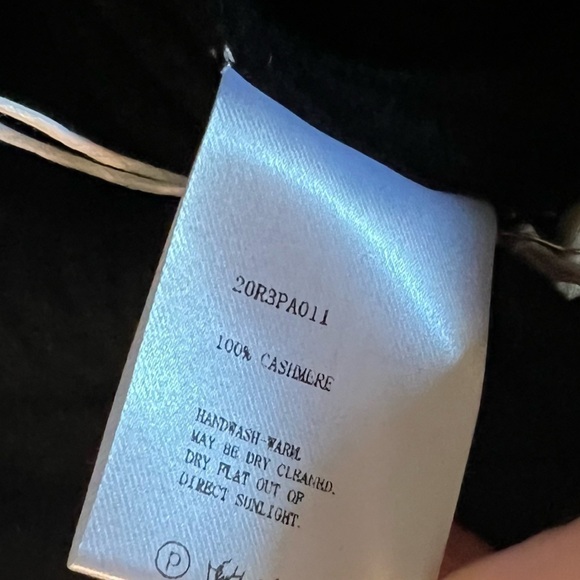 Nap Loungewear Black 100% Cashmere Rib Knit PulloverSweater & Bottoms Set NWT S - Picture 11 of 11